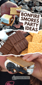 BONFIRE SMORES STATION IDEAS FOR FALL CAMPFIRE PARTY