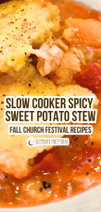 Crockpot Sweet Potato Stew for Fall Church Harvest Festival Recipes