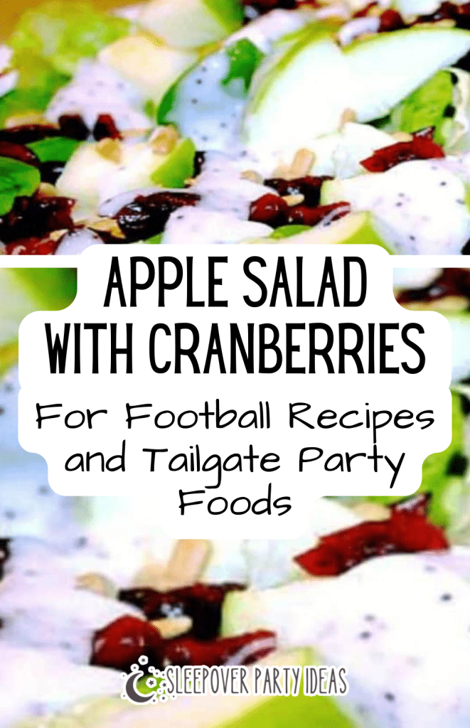apple cranberry salad fall recipes for Football Recipes and Tailgating Party Foods