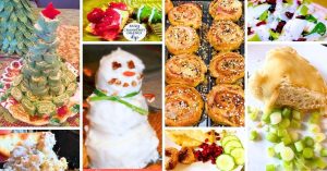 collage of Easy Christmas Appetizer Recipes