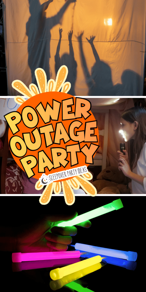 Power outage party for no electricity kid activities power outage party collage of images of things to do with kids with no electricity at home