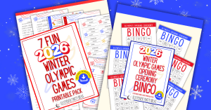 winter games printables for olympic party