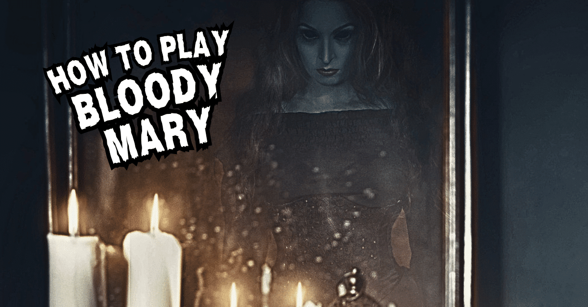 "bloody mary" sleepover game with a mirror and candles