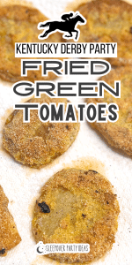 Kentucky Derby party recipes - Southern recipe for fried green tomatoes