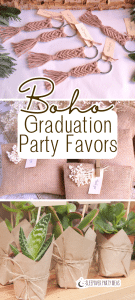 boho party favors for a DIY graduation party gifts