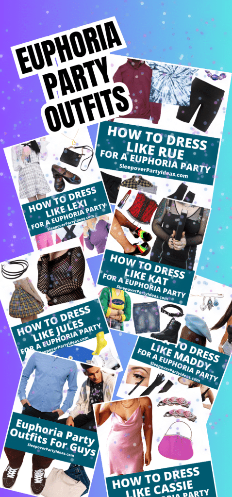 Euphoria Party Outfits And Show Character Costumes different Euphoria party outfits and Euphoria costumes based on characters from the TV show