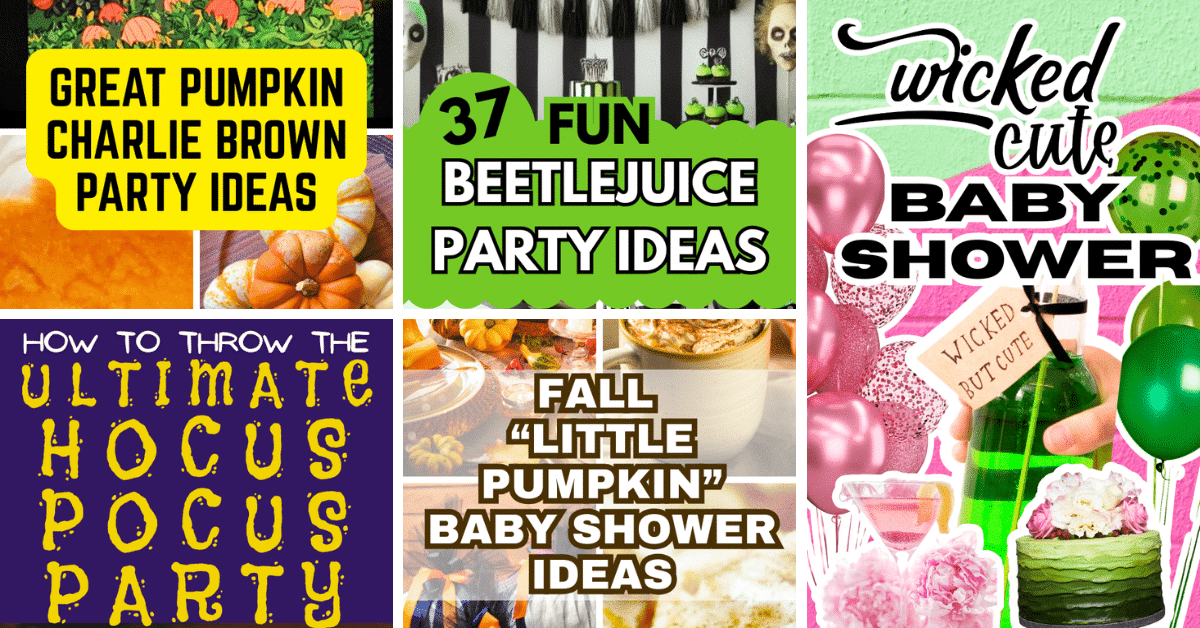 Five Halloween Baby Shower Themes for Fall