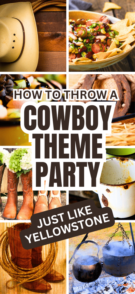 COWBOY THEME PARTY for YELLOWSTONE RANCH PARTY IDEAS COWBOY THEME PARTY for YELLOWSTONE RANCH PARTY IDEAS