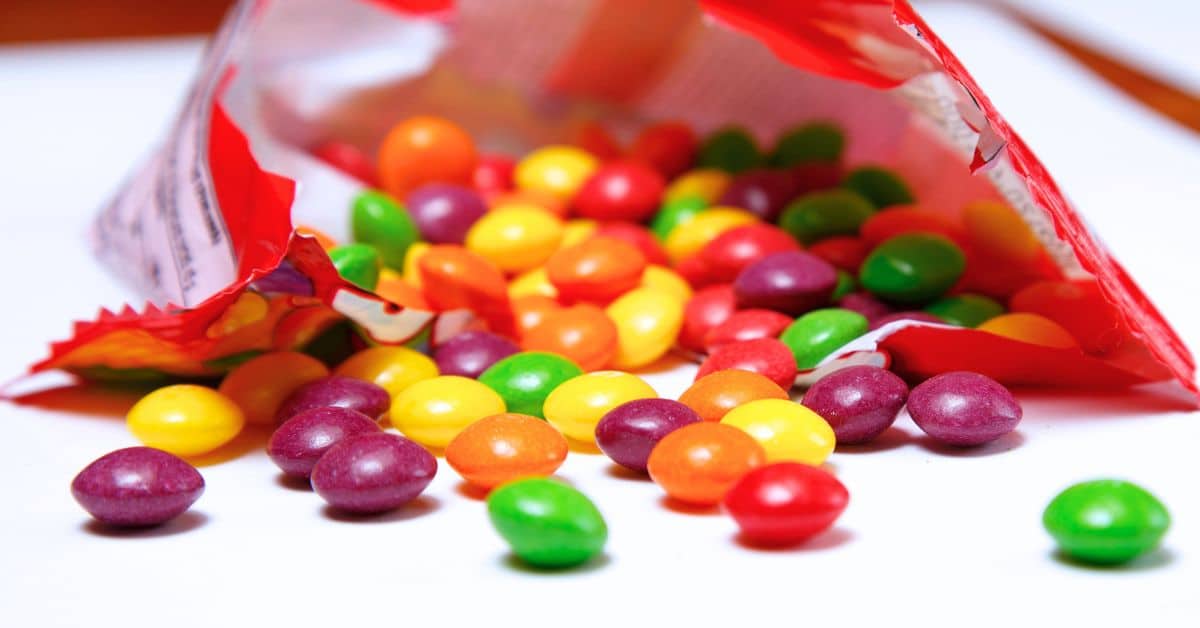 Skittles Party Game for Thanksgiving - skittles candies for a gratitude game